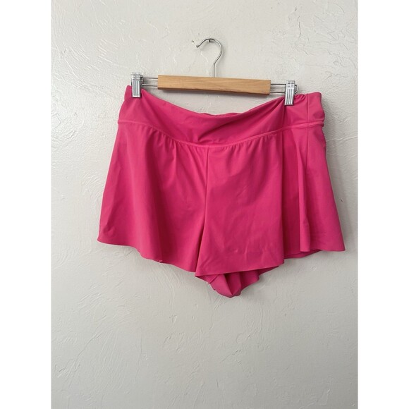 Athleta Shorts Size XL Salvia Pink  Run With It Textured Running 3” - Picture 1 of 3